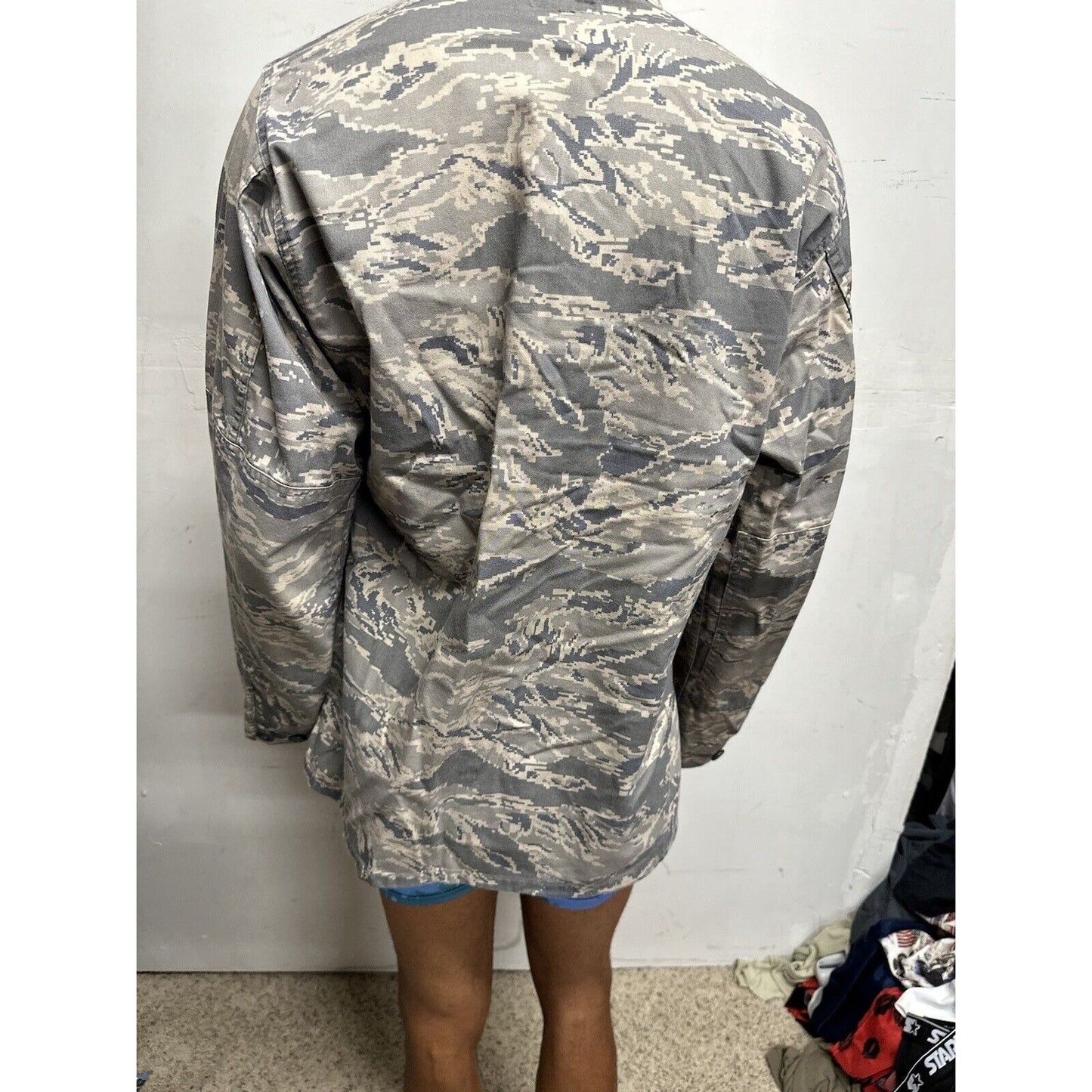 Men’s USAF Abu Airman Battle Uniform 42R Coat Top Blouse Civil Air Patrol