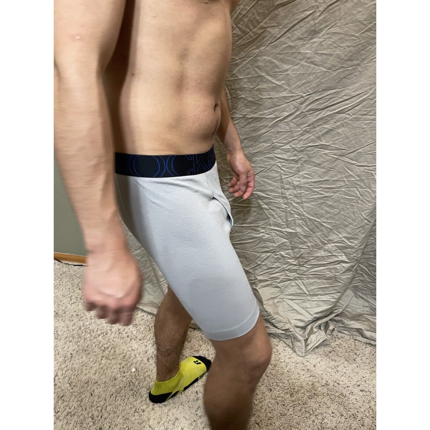 men's gray jockey boxer briefe medium Active blend