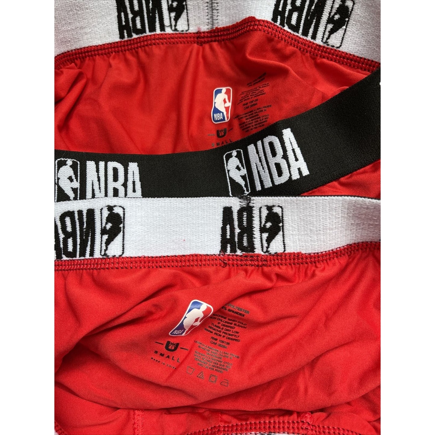 Men's NBA Small Red Compression Shorts