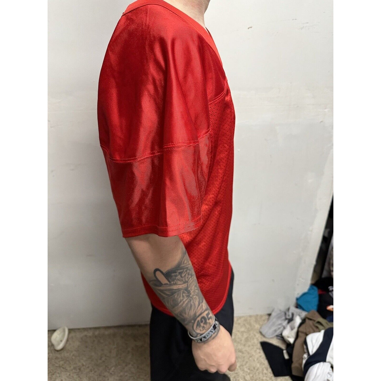 Men’s Red Nike Small Football Jersey
