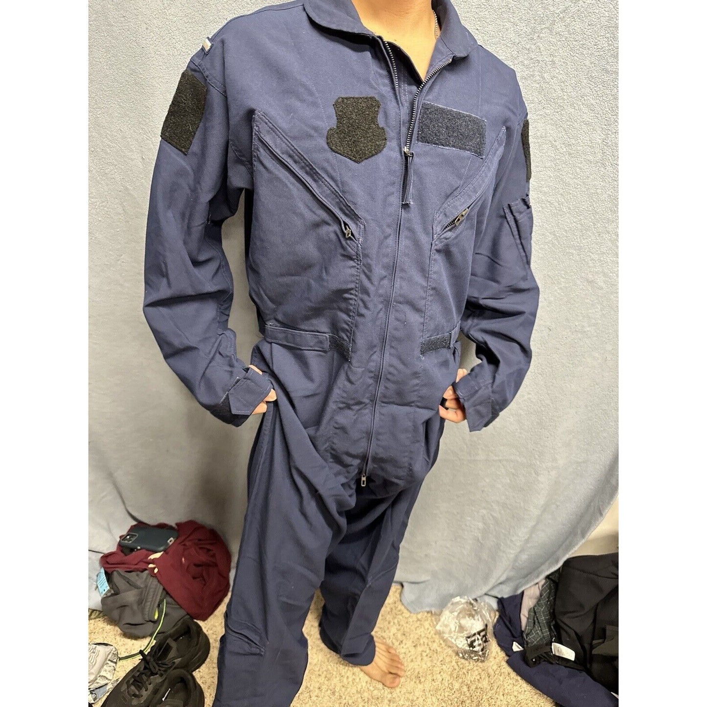 Men’s Dark Blue Strategic Air Command Missile Crew Coverall Uniform Suit