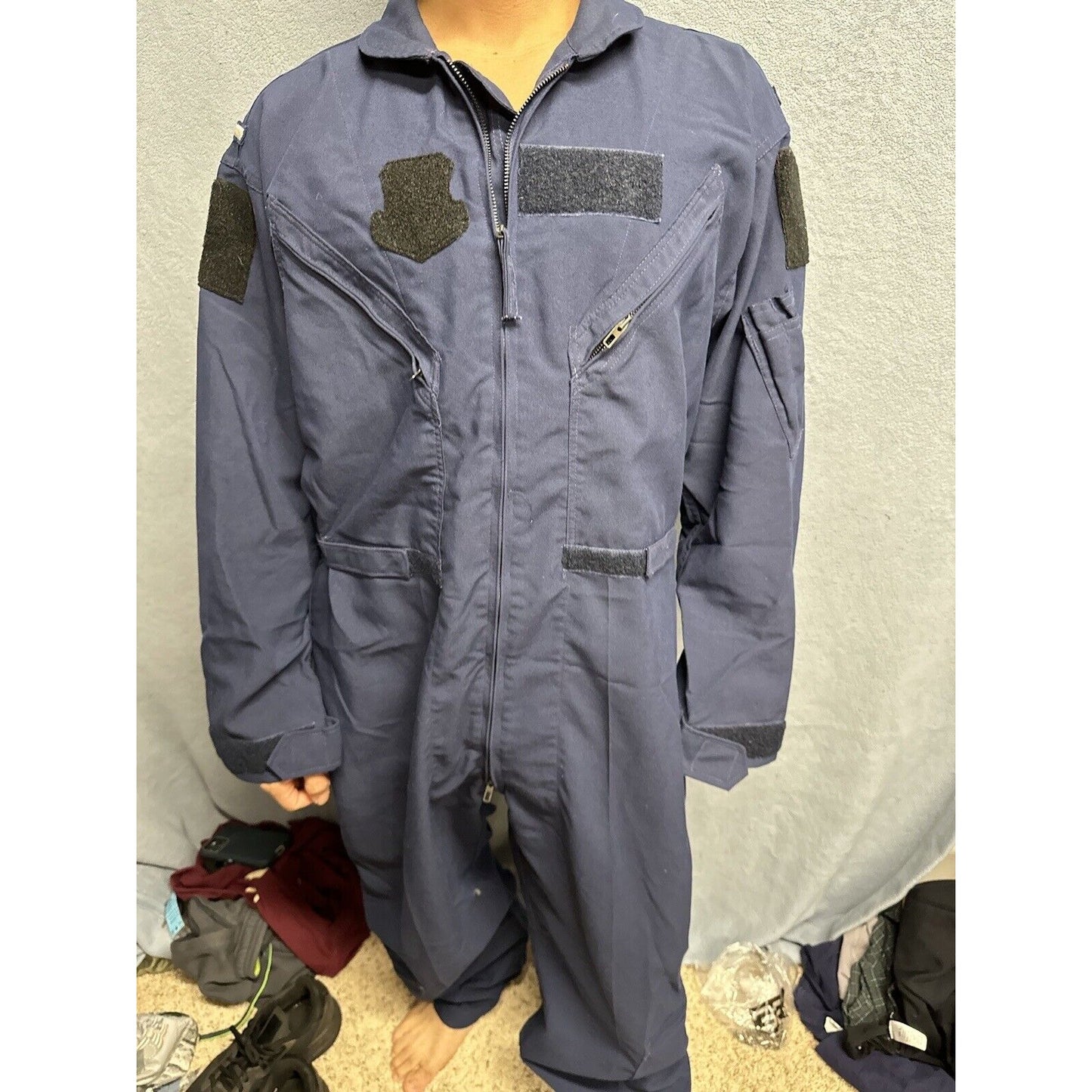 Men’s Dark Blue Strategic Air Command Missile Crew Coverall Uniform Suit