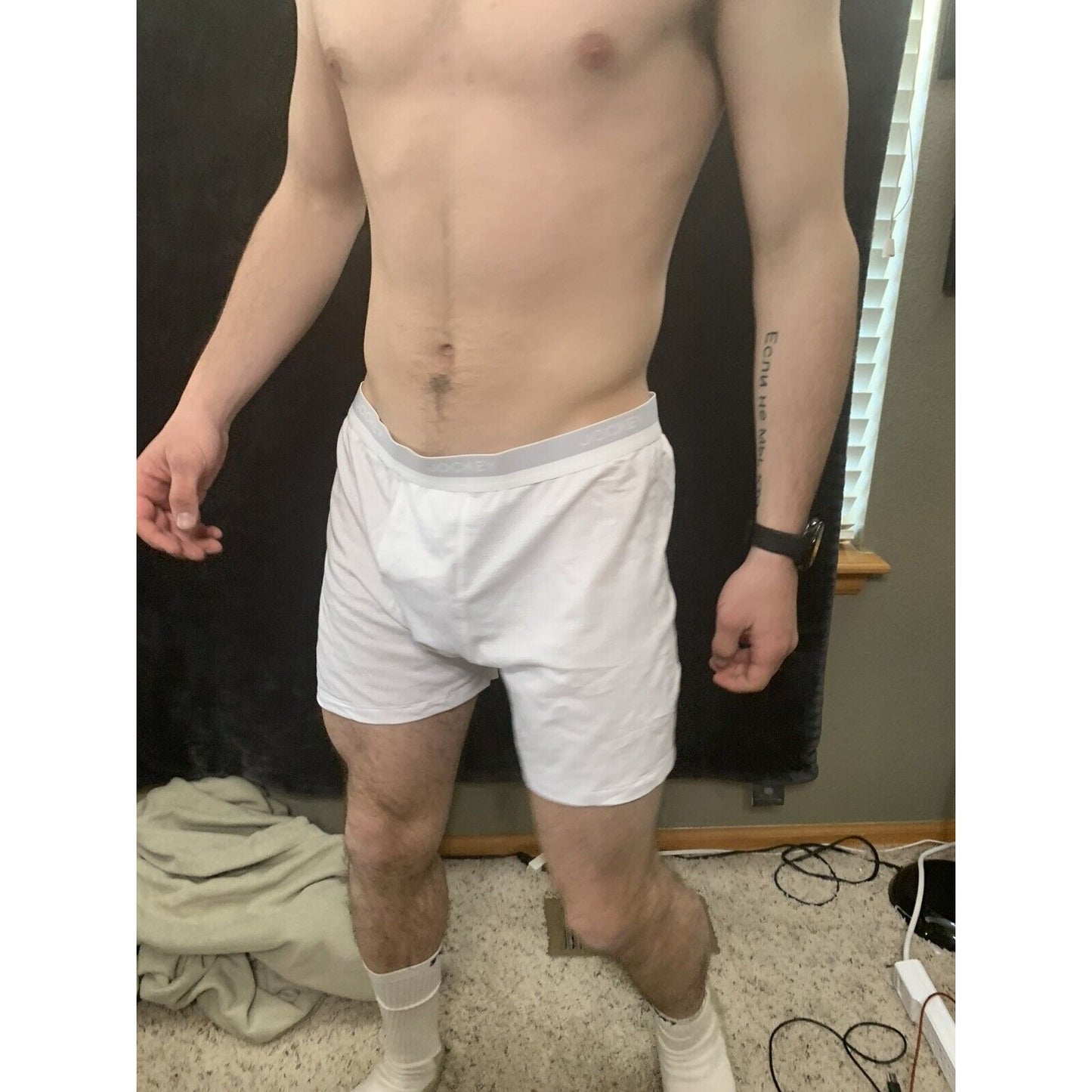 Men’s Jockey White Ultimate Breathe Boxer Brief XL