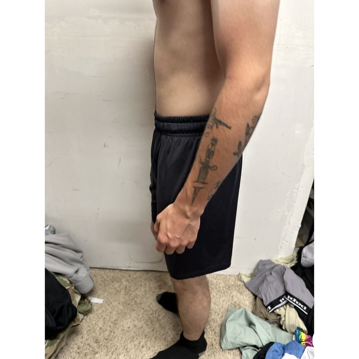 Men’s Black Medium Reebok Shorts With Pockets