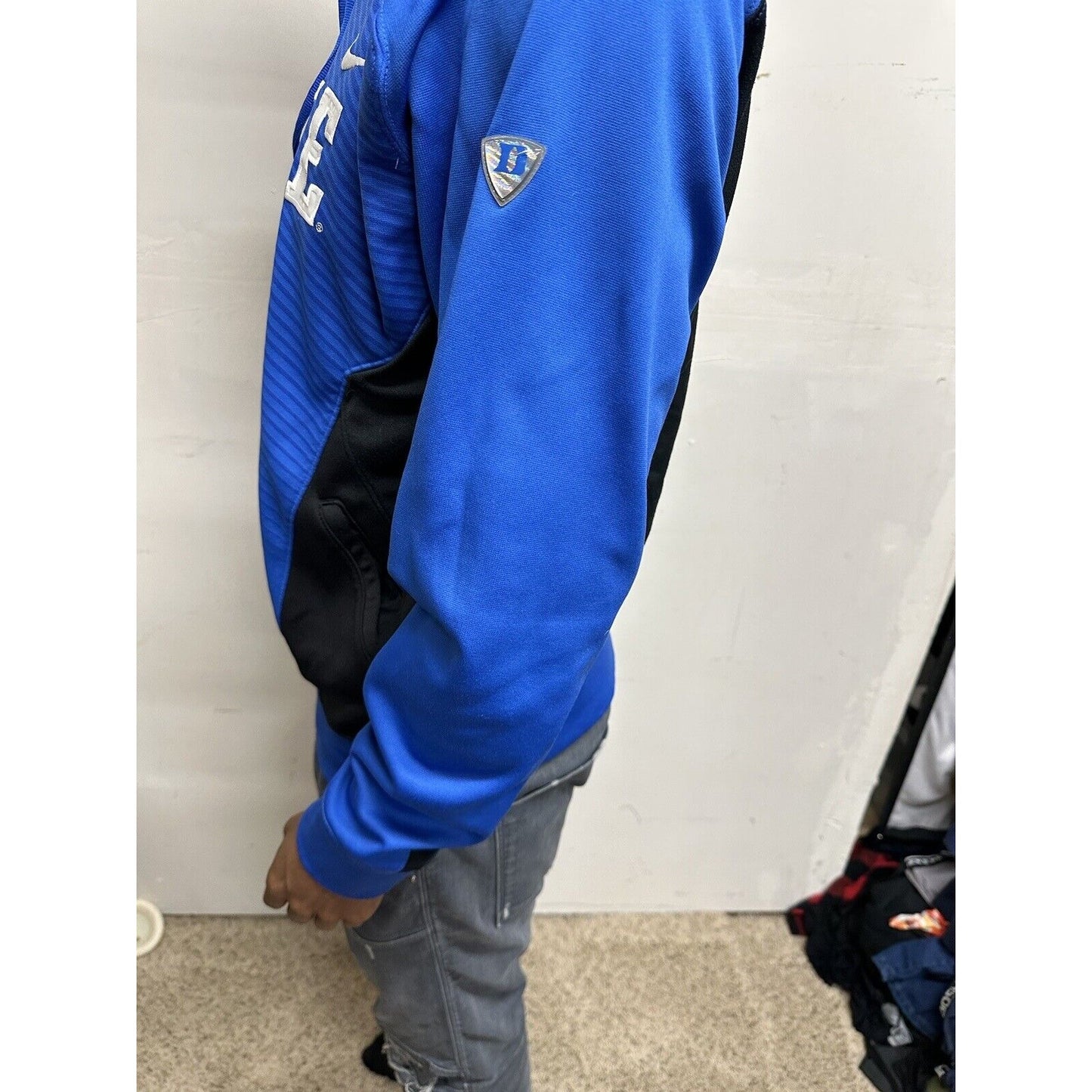 Men’s Blue Medium Nike Therma-fit Hoodie Duke