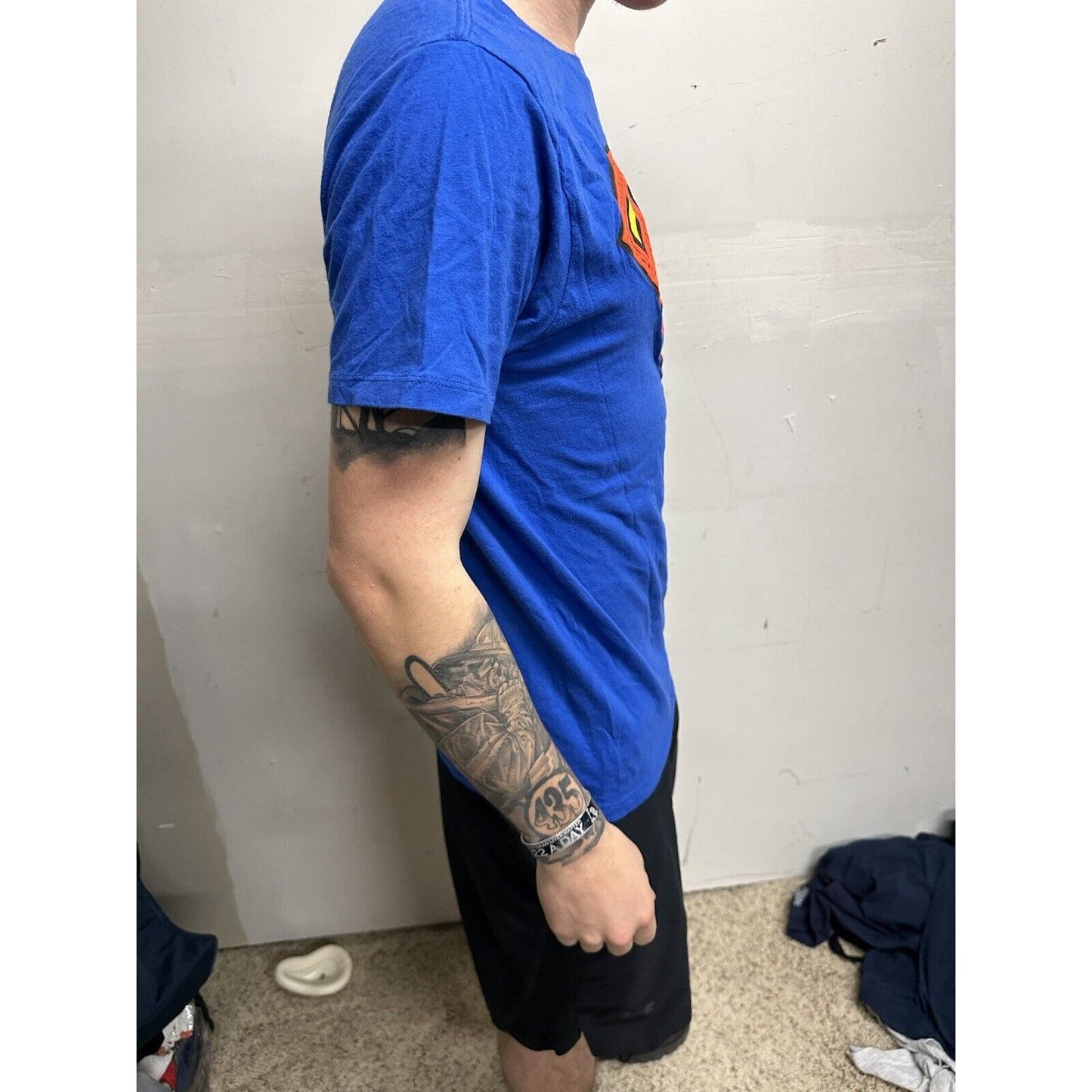 Boy’s XXL (18) Blue Super Man Shirt