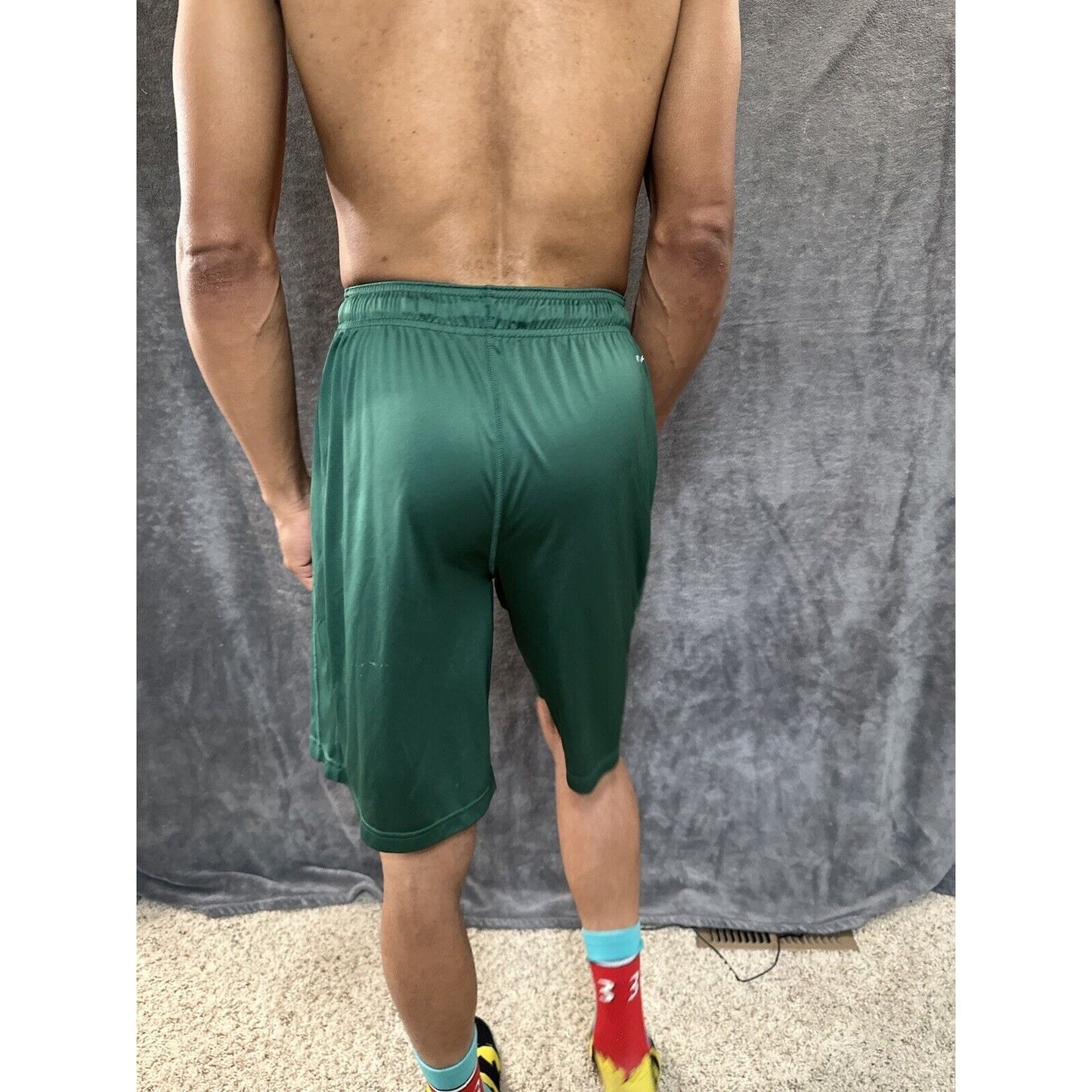 Men’s Green Nike Pine Creek High School Football Athletic Shorts Size Large