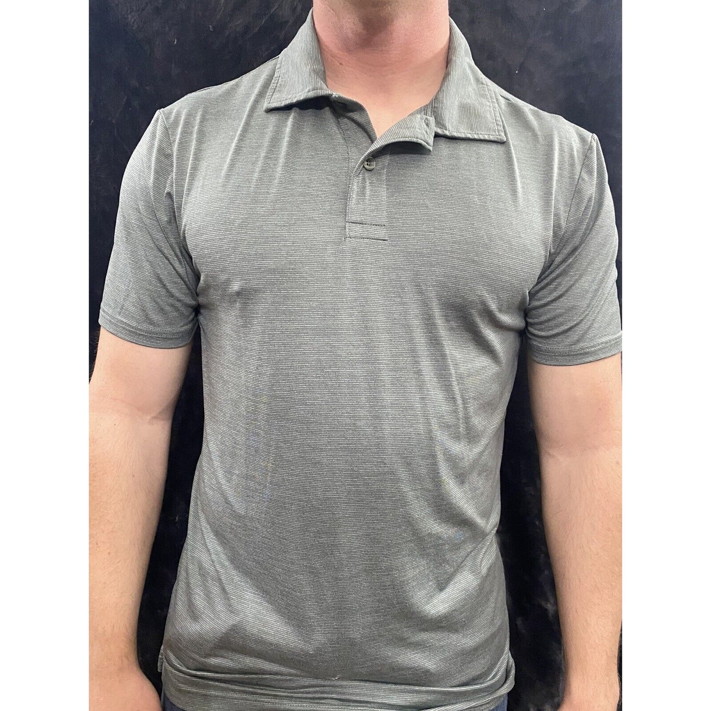 32 Degrees Cool Men’s Large Green 1/4 Button Athletic Polo Shirt