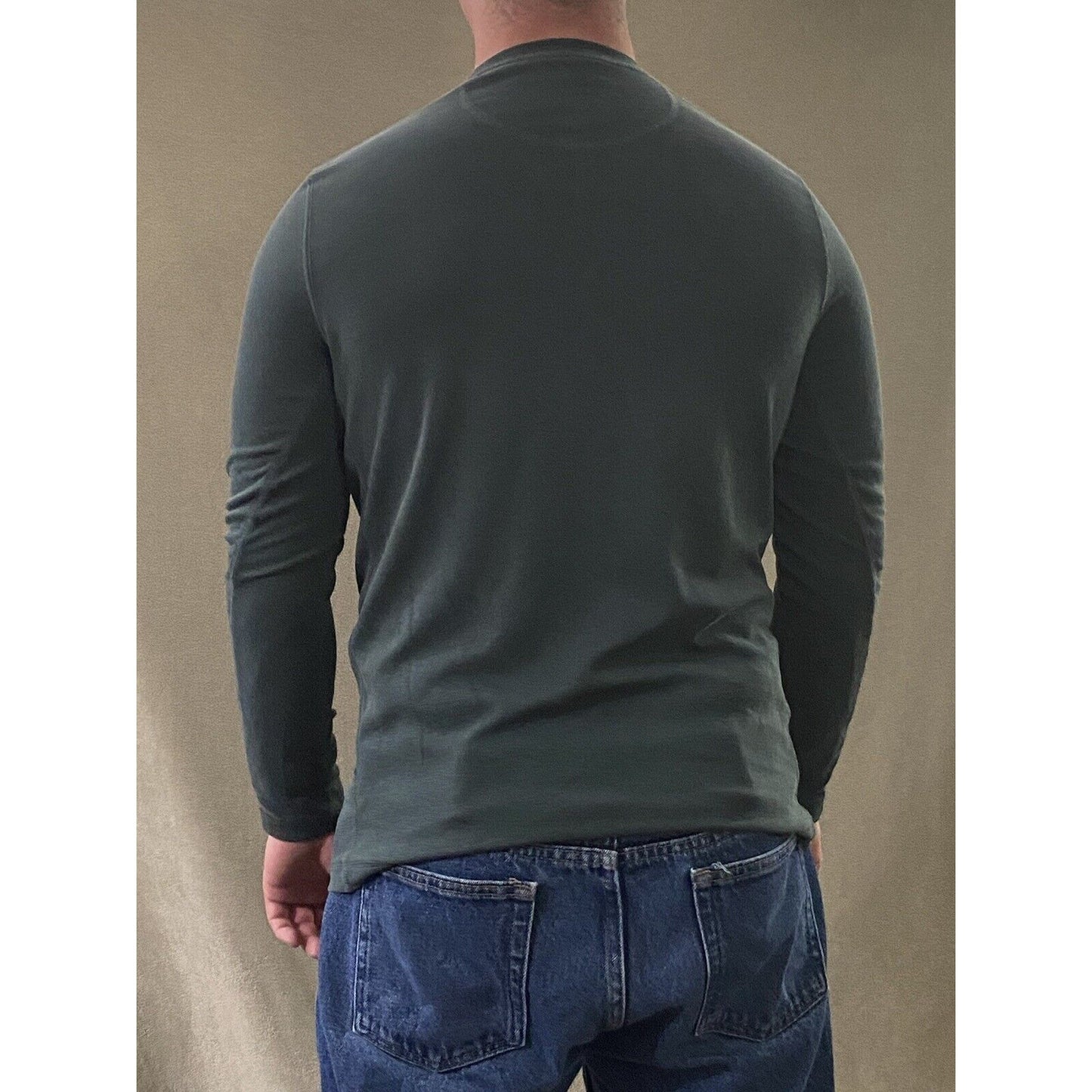 Croft & Barrow Men’s Medium Green Modal-polyester Long Sleeves Pullover Sweater