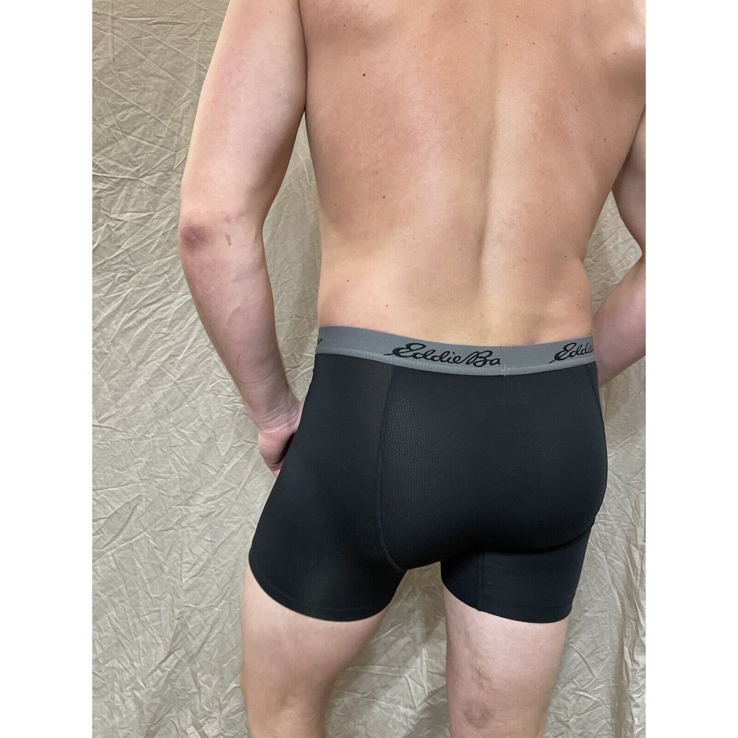 men's eddie bauer Large Black boxer brief