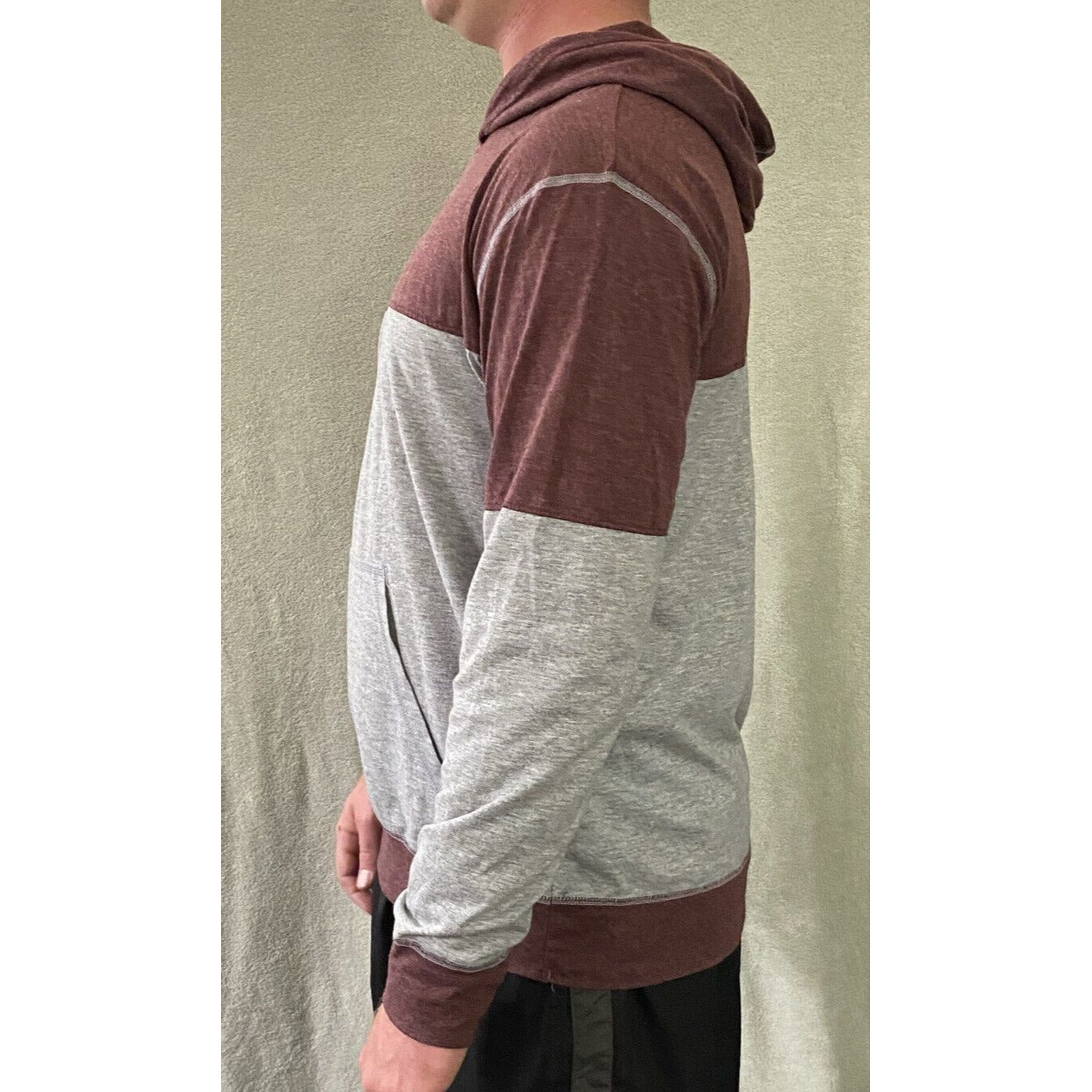 Champion MINNESOTA GOLDEN GOPHERS Men’s Large Burgundy Gray Sweatshirt Hoodie