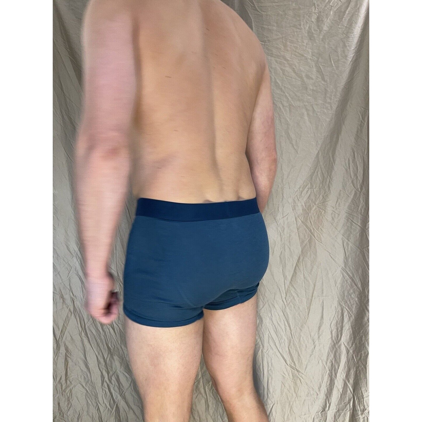 men's blue lucky brand blue medium boxer briefs cotton modal blend