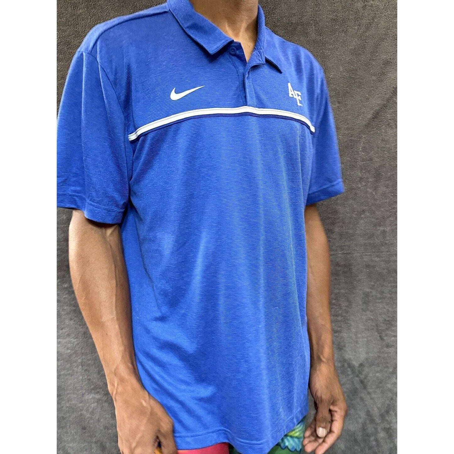 Men’s XL Blue Nike Air Force Polo Shirt