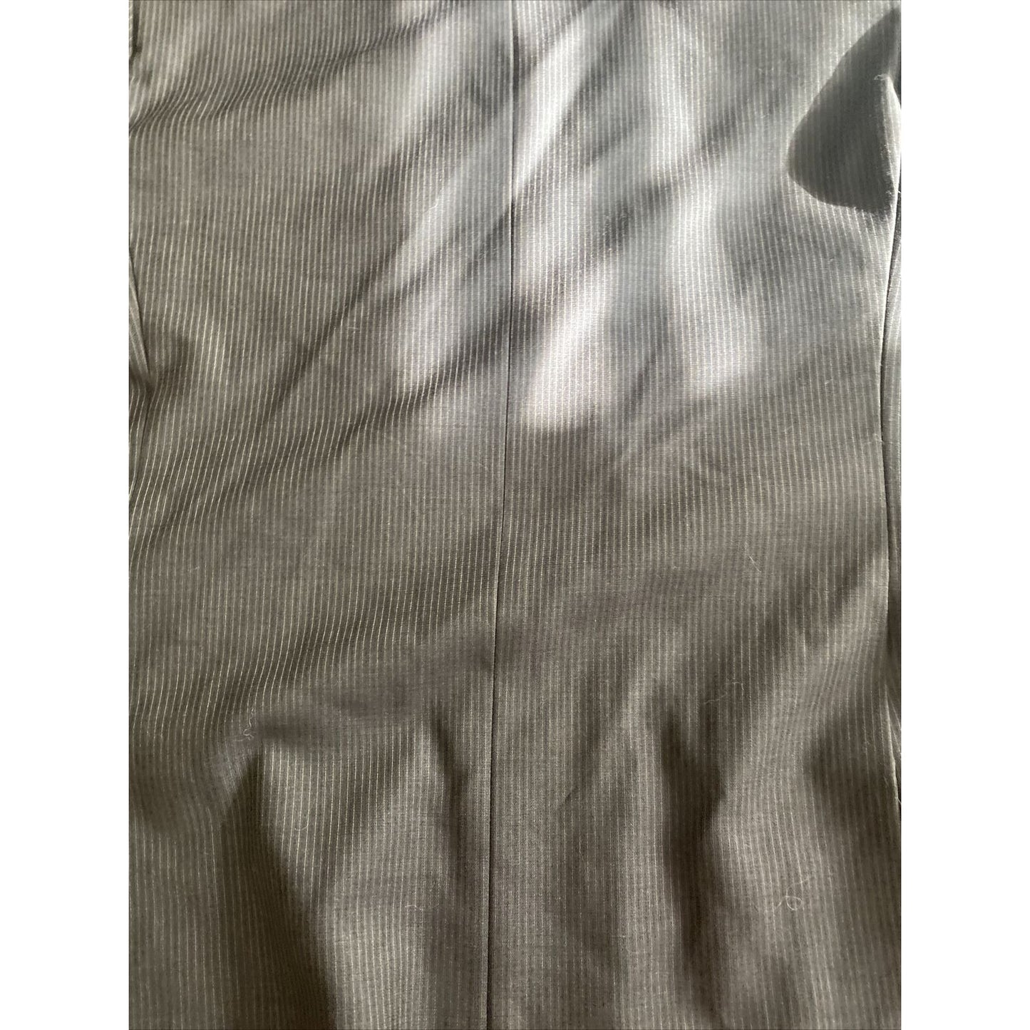 Calvin Klein Men’s 41R 100% Wool Charcoal Stripes 2-Button Blazer Jacket