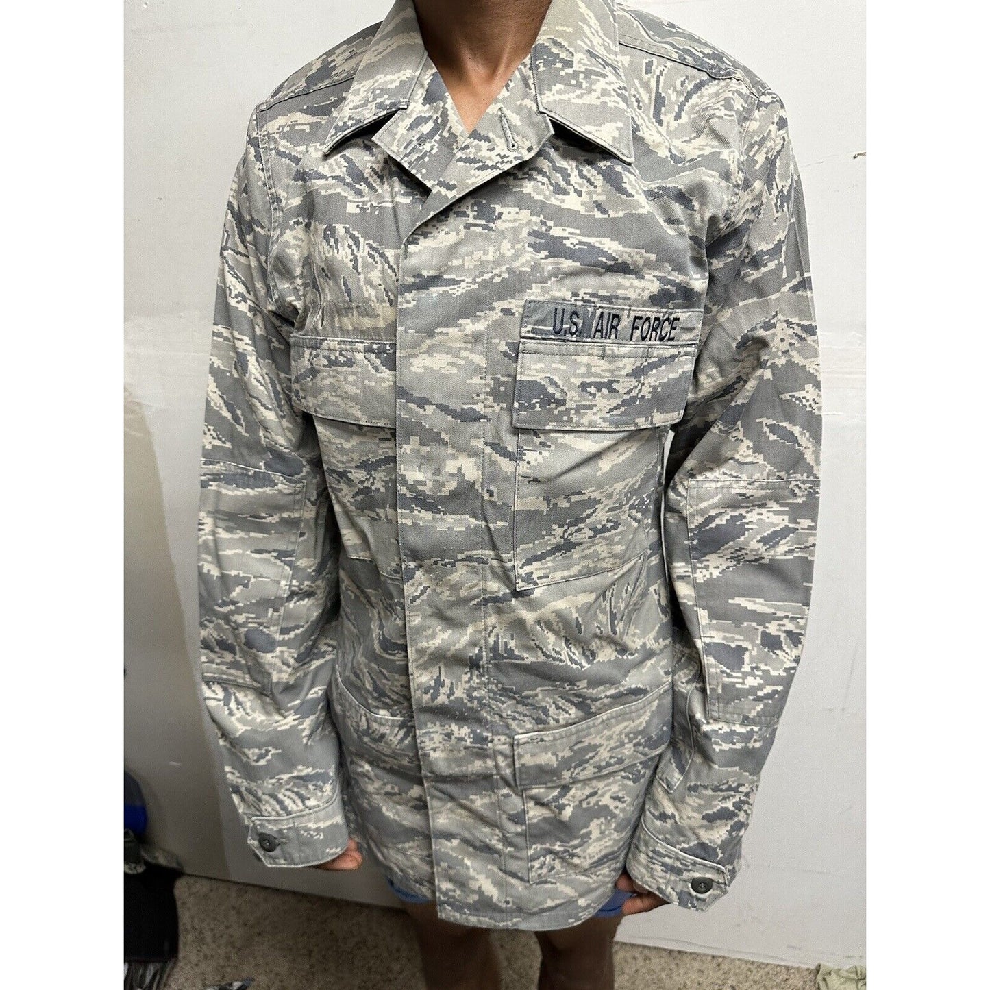 Men’s Civil Air Patrol USAF Abu Airman Battle Uniform Top Blouse Jacket 40XL