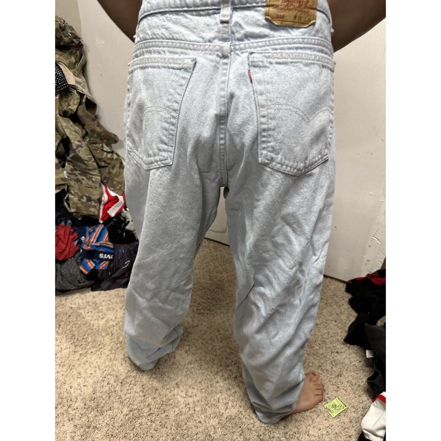 Men’s Light Blue Levi’s 550 38 X 32 Jeans