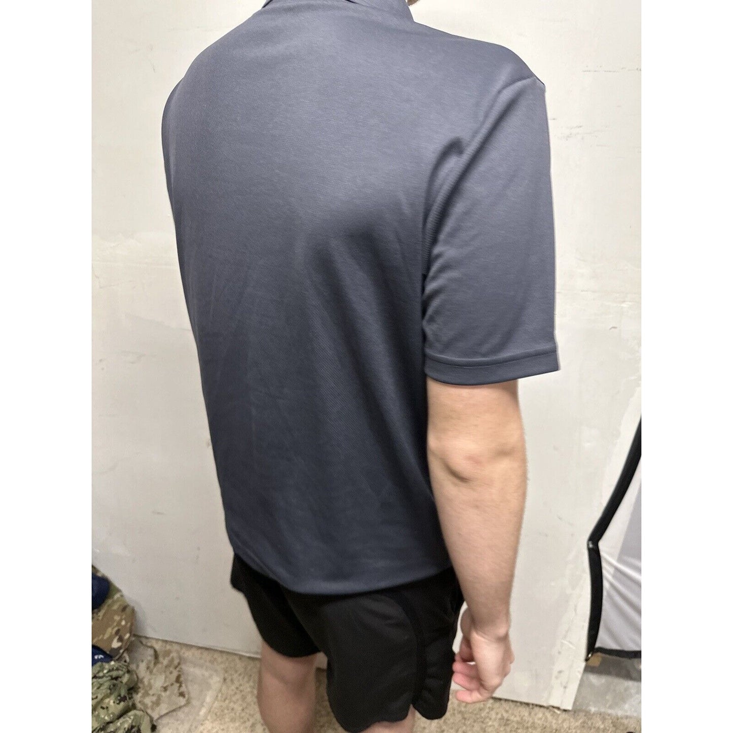 Men’s Gray Sport-tek Medium Short Sleeve Polo Shirt Us Army