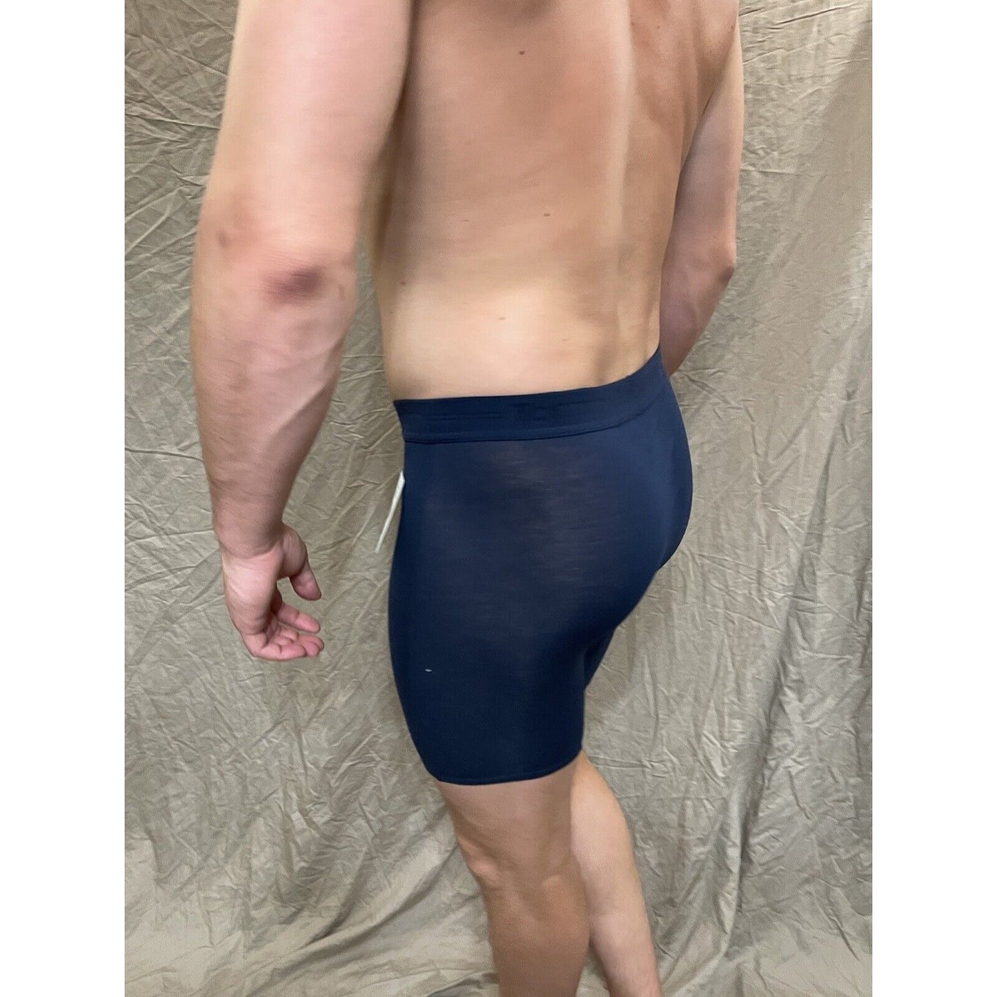 men's Dress Blue tommy john cotton basics boxer brief Medium