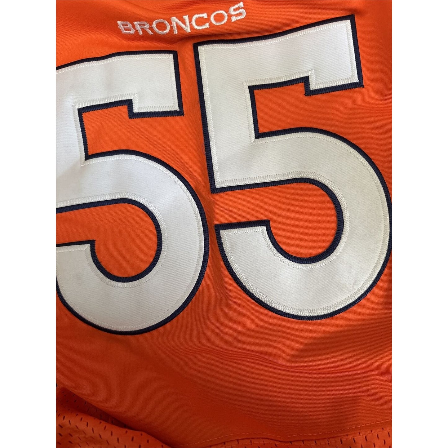Bradley Chubb Denver Broncos Nike Game Player Jersey Men's Size 52 NFL #55 DEN