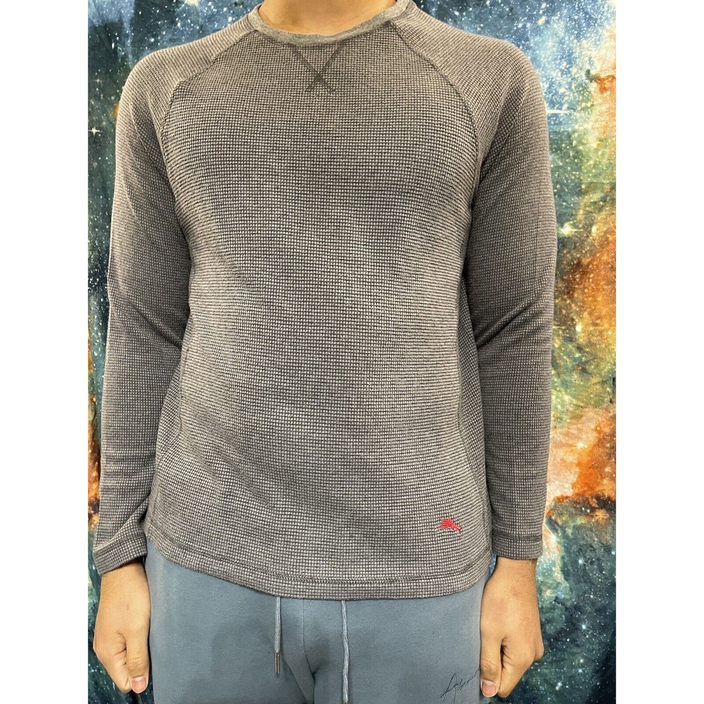 Tommy Bahama Gray Men’s Medium pullover long sleeve sweater