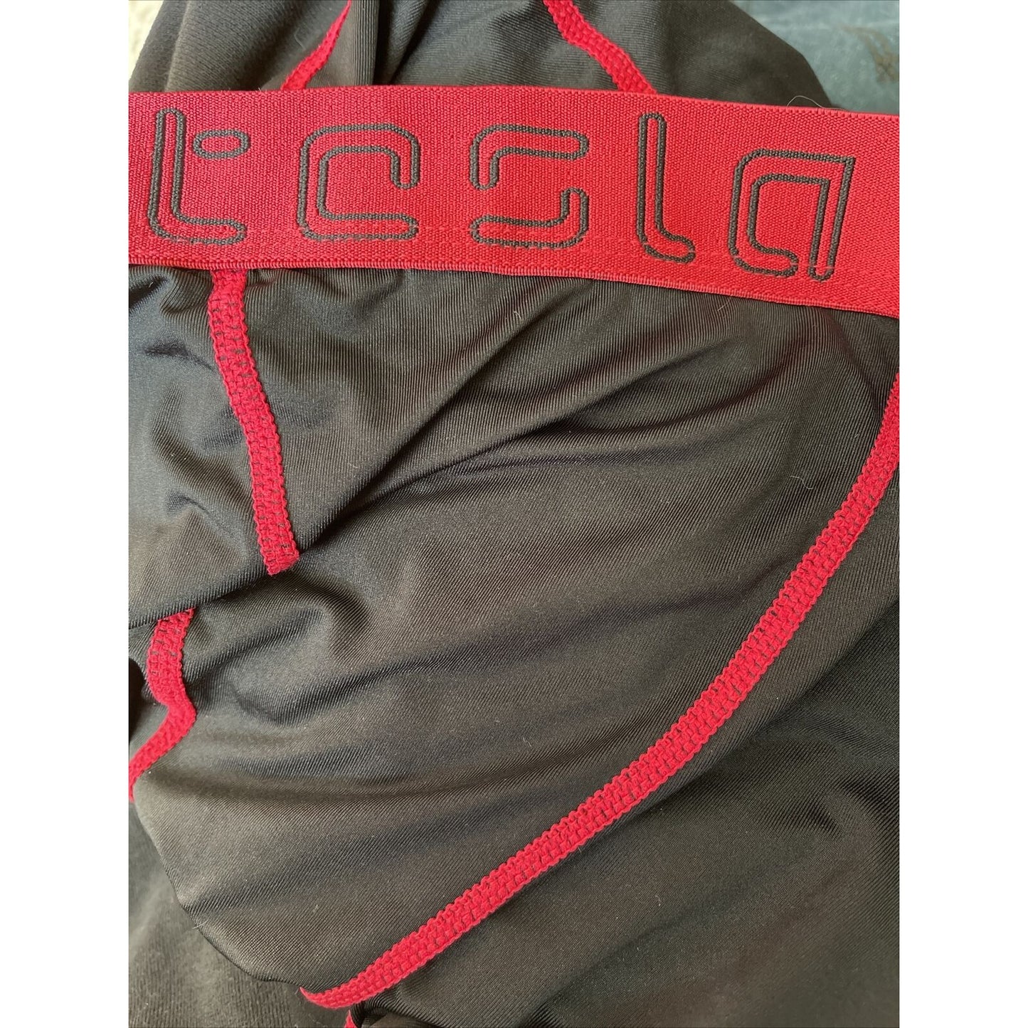 Tesla Thermal Baselayer Compression Pants - Large - Black/Red