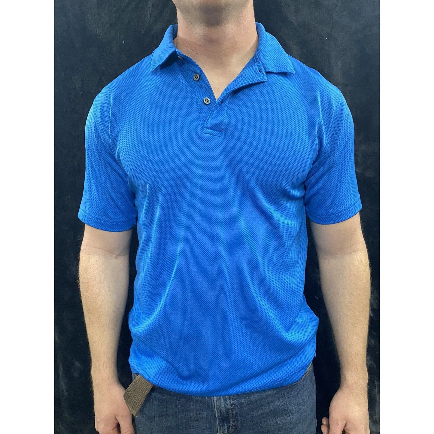 Bolle Men's Medium French Blue Polo Shirt