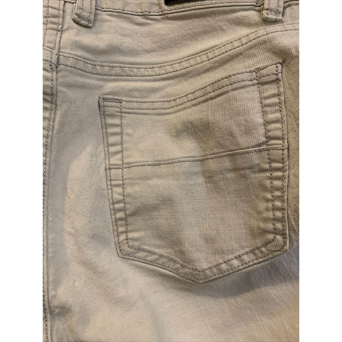 Kayden K Jeans Skinny Twill Denim Khaki / Cream