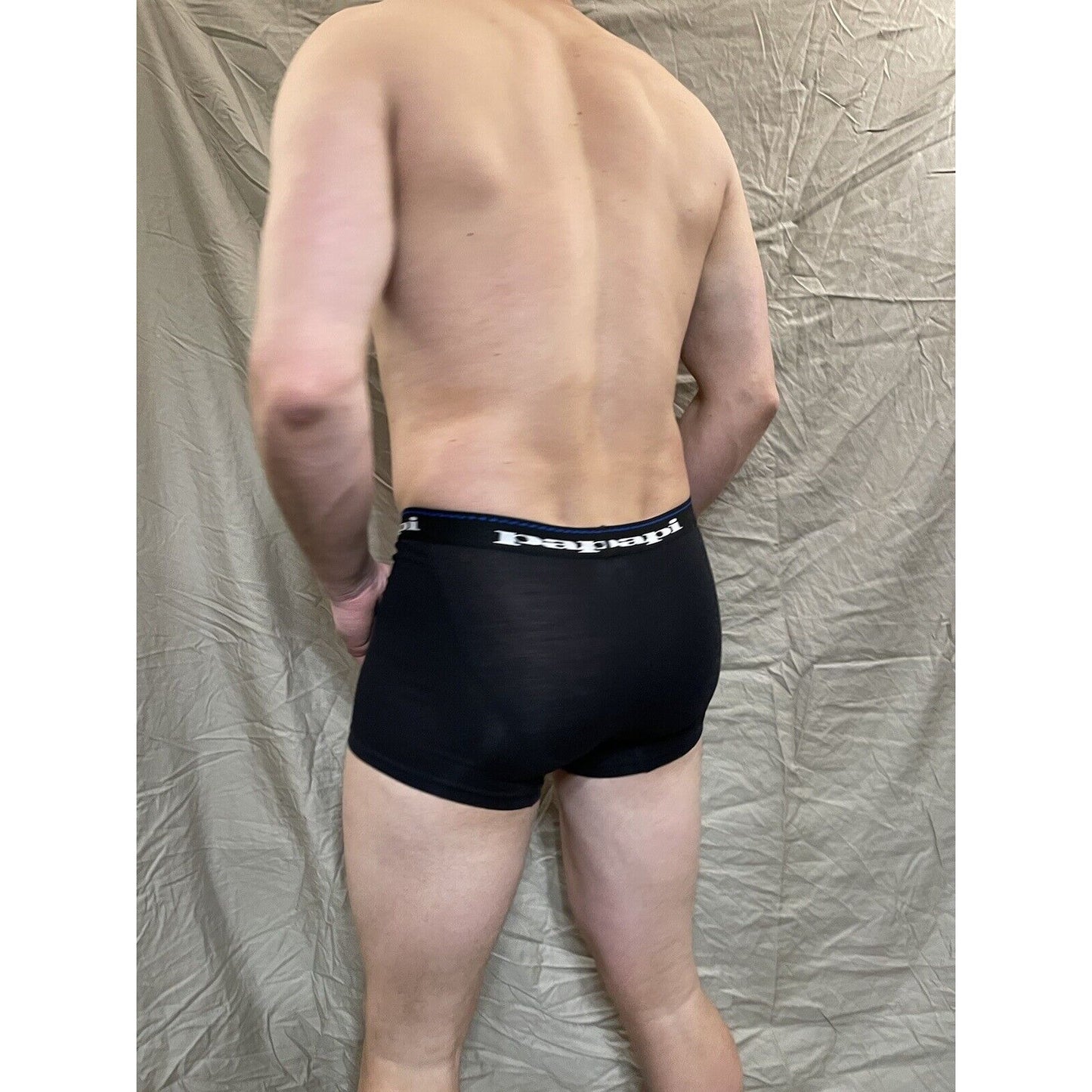 men's black papi small compression shorts