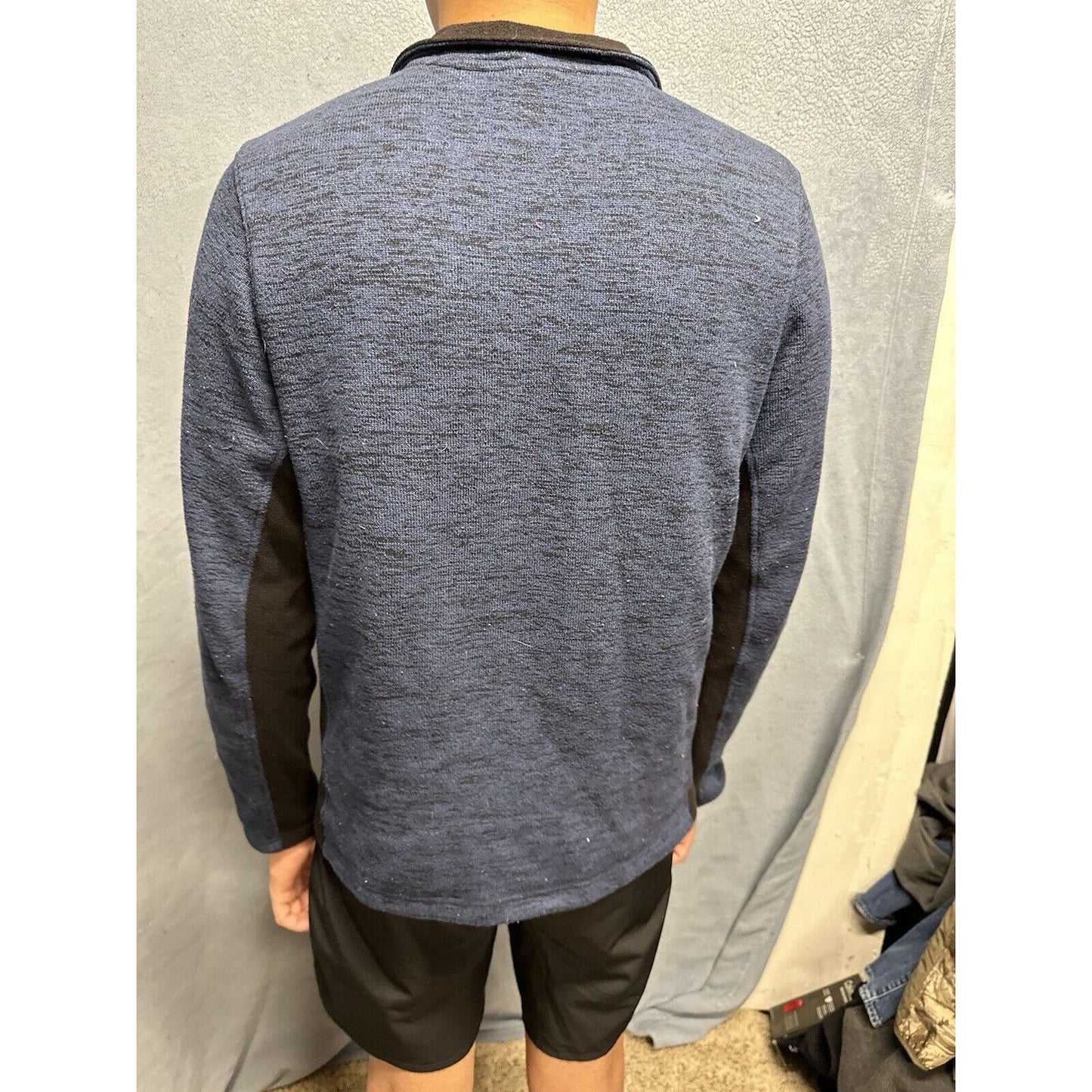 Men’s Blue 1/4 Zip Pullover Colorado Vail Gear For Sports Sweater