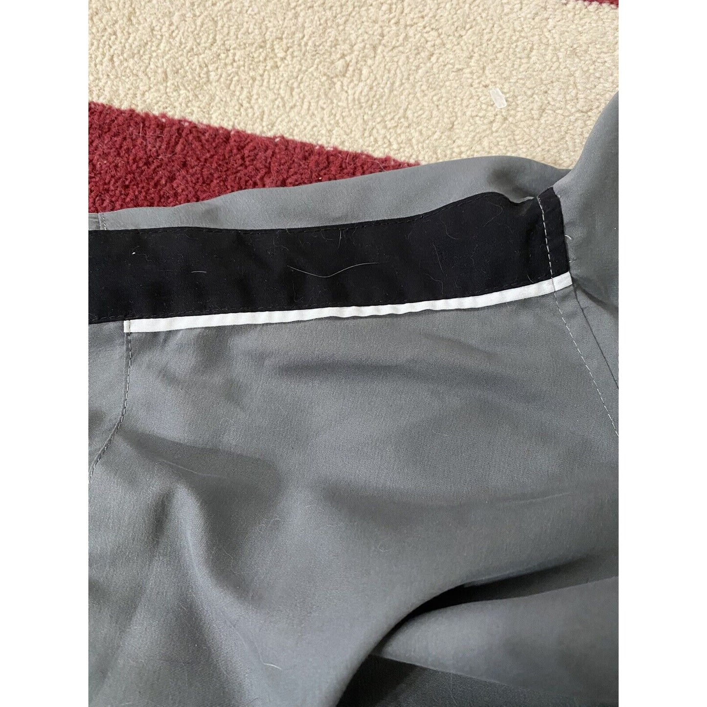 Russell Athletic Gray Windbreaker Full-Zip Jacket Men Size XL Polyester
