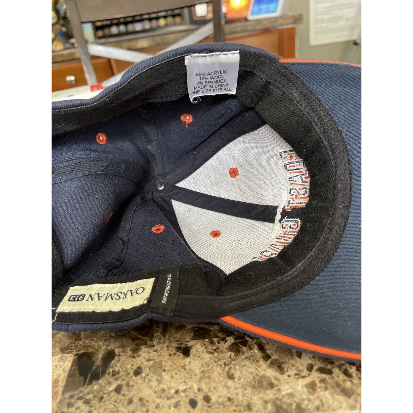 navy blue men’s united states coast guard ballcap hat oarsman 913