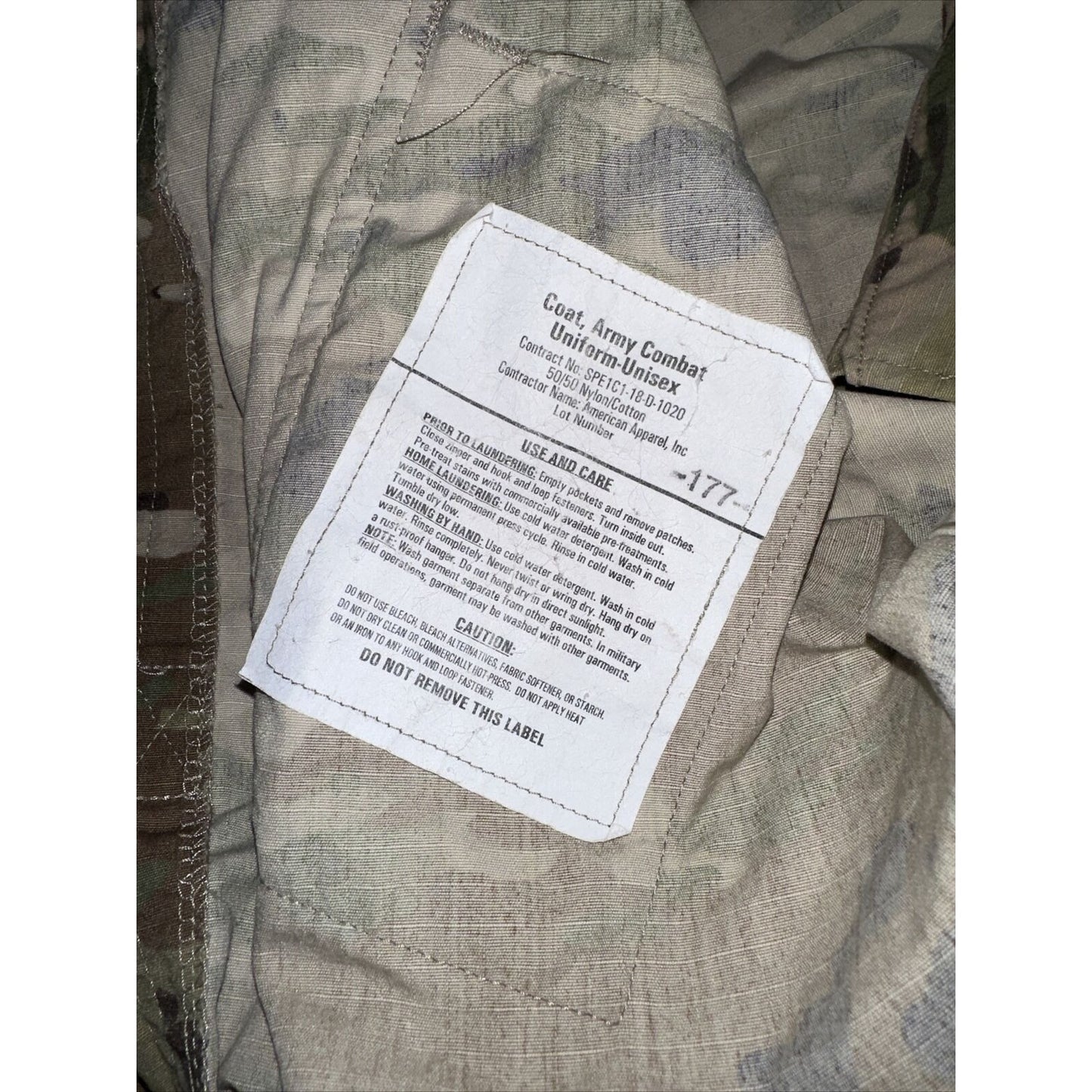 Men’s Ocp Small Regular Army Combat Air Force Space Force