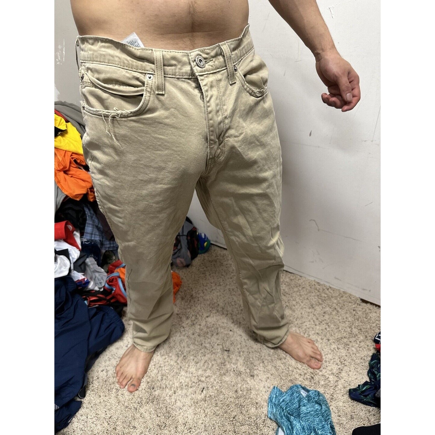 Men’s Khaki Denizen Levi’s 231 Athletic Fit 32”x32”