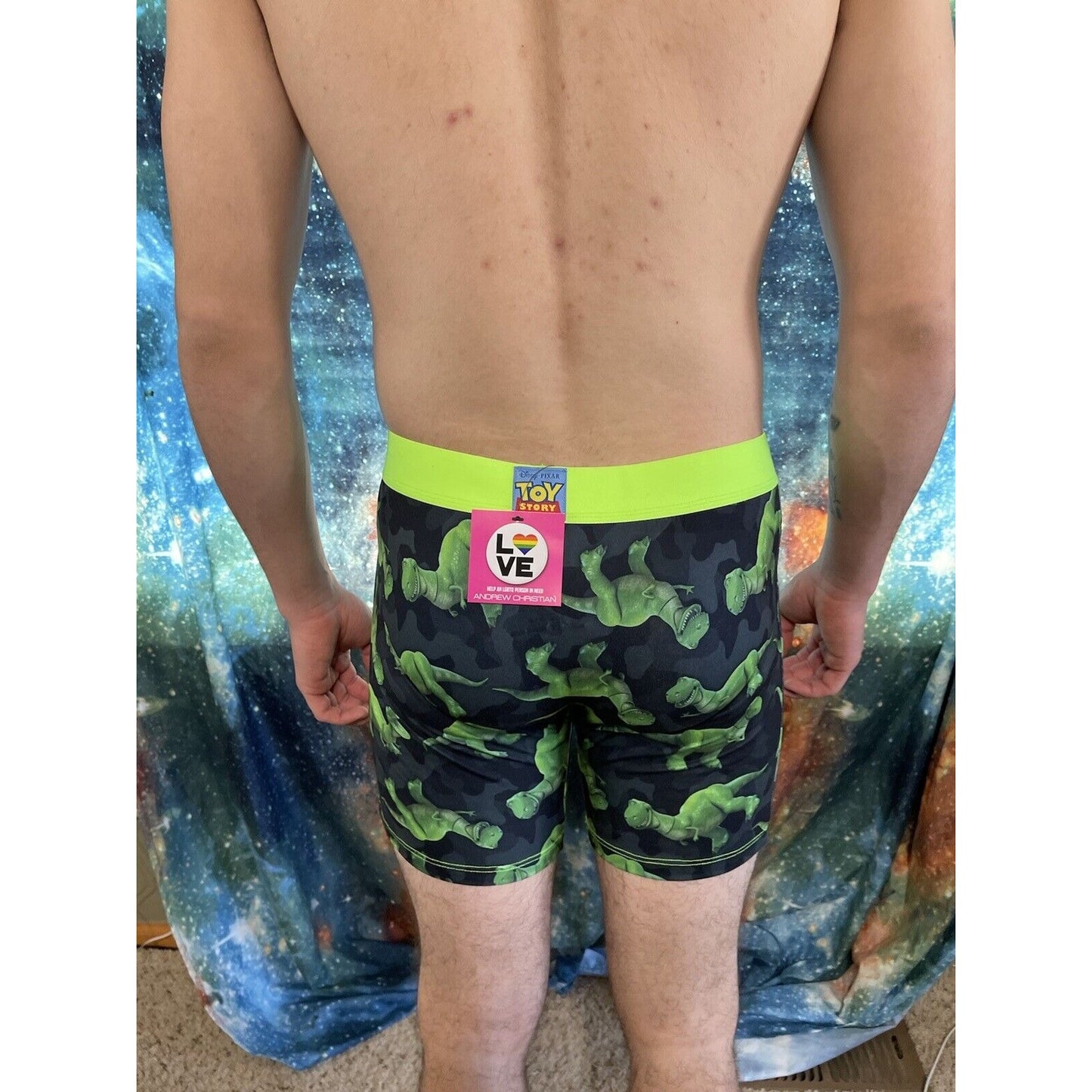 men's crazy boxer toy story xl compression shorts New And Unworn