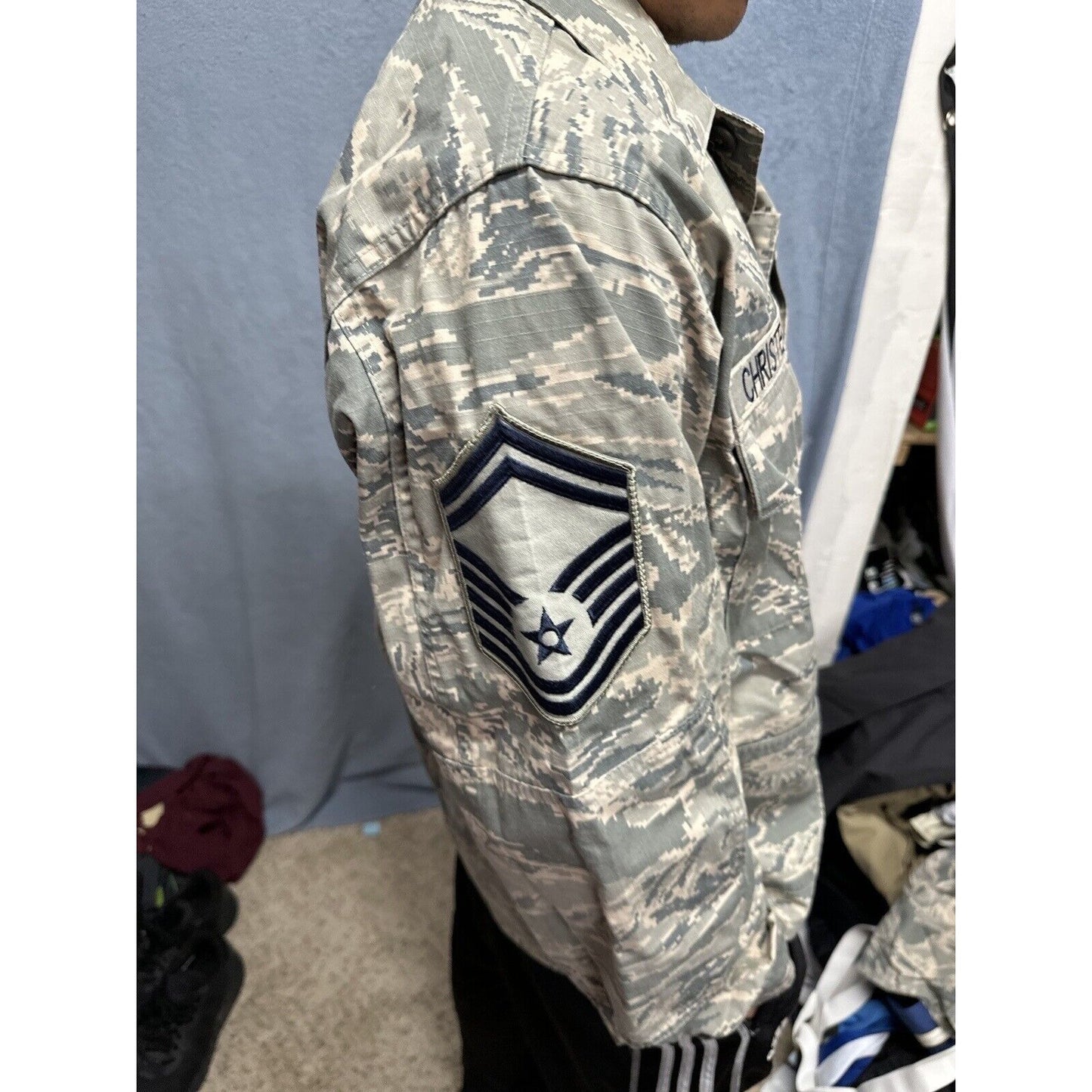 Men’s Abu Airman Battle Uniform Civil Air Patrol 40R Coat Blouse USAF Uniform