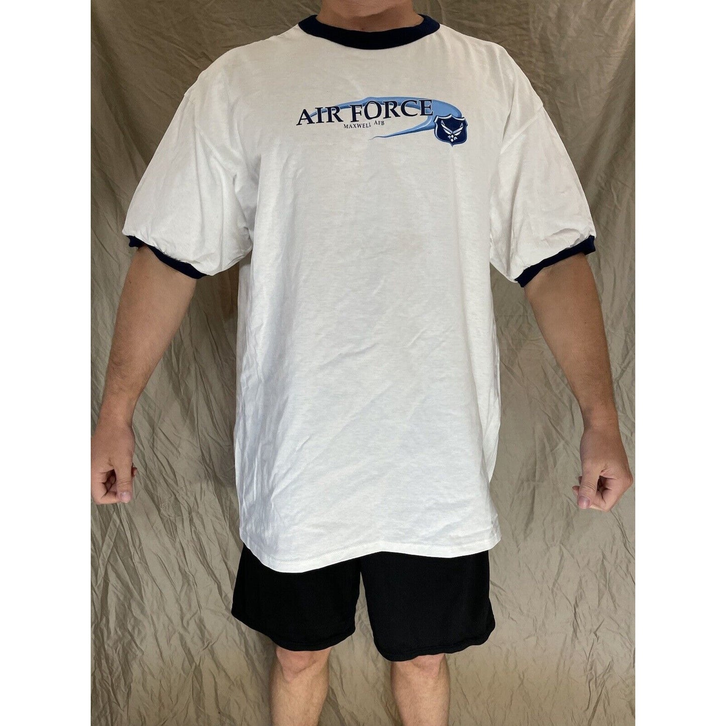 men's soffe White 2XL maxwell air force base t-shirt
