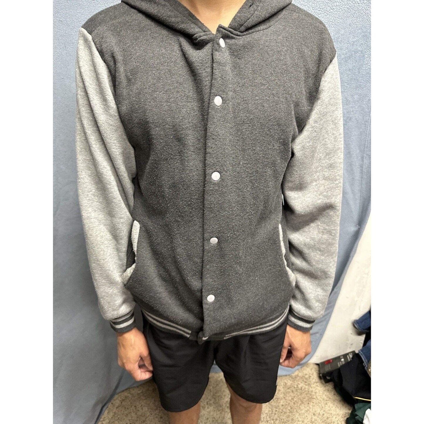 Men’s ROK Premium Quality Medium 2 Toned Snap Up Jacket