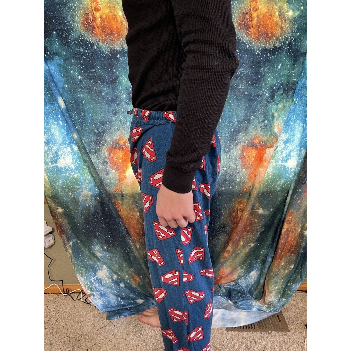 Men’s Superman Medium Sleepwear Lounge Pants