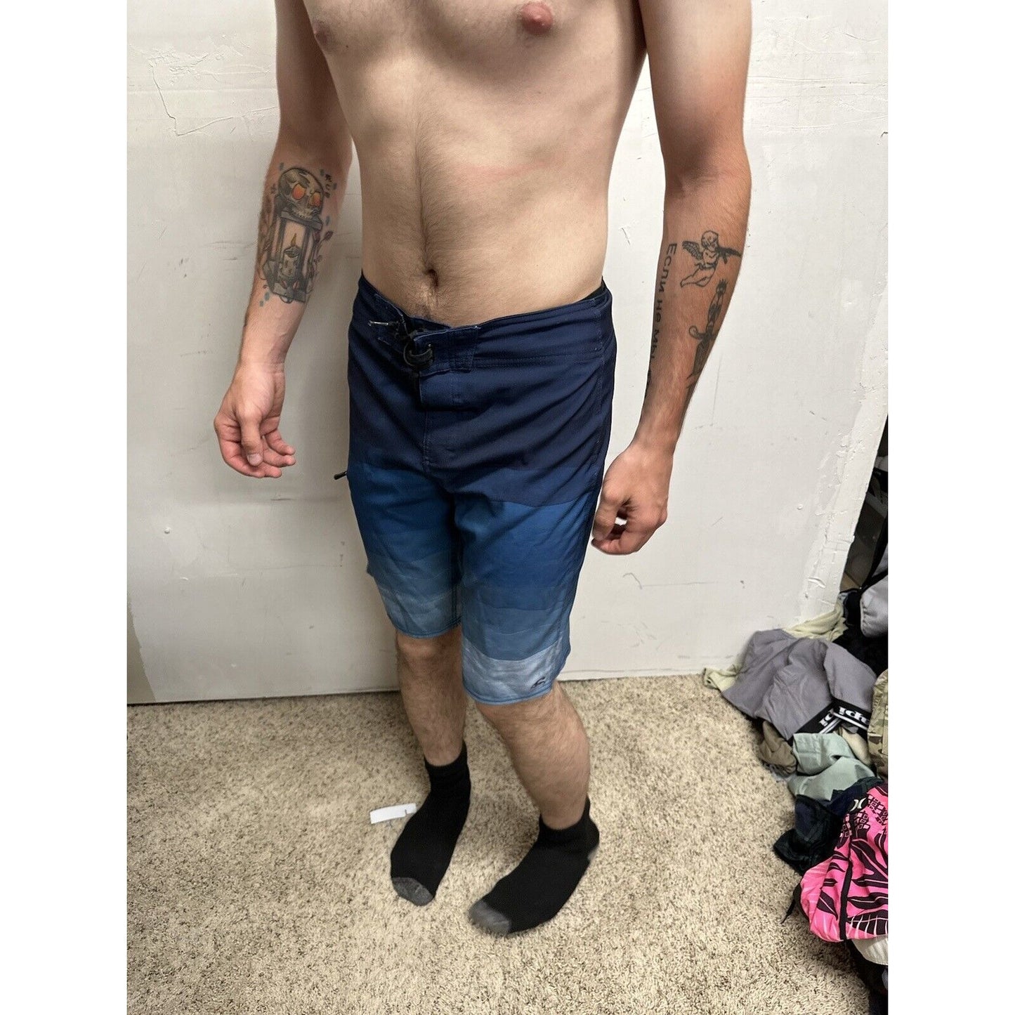 Men’s Size 29 O’Neill Board Shorts Bathing Suit Trunks Blue