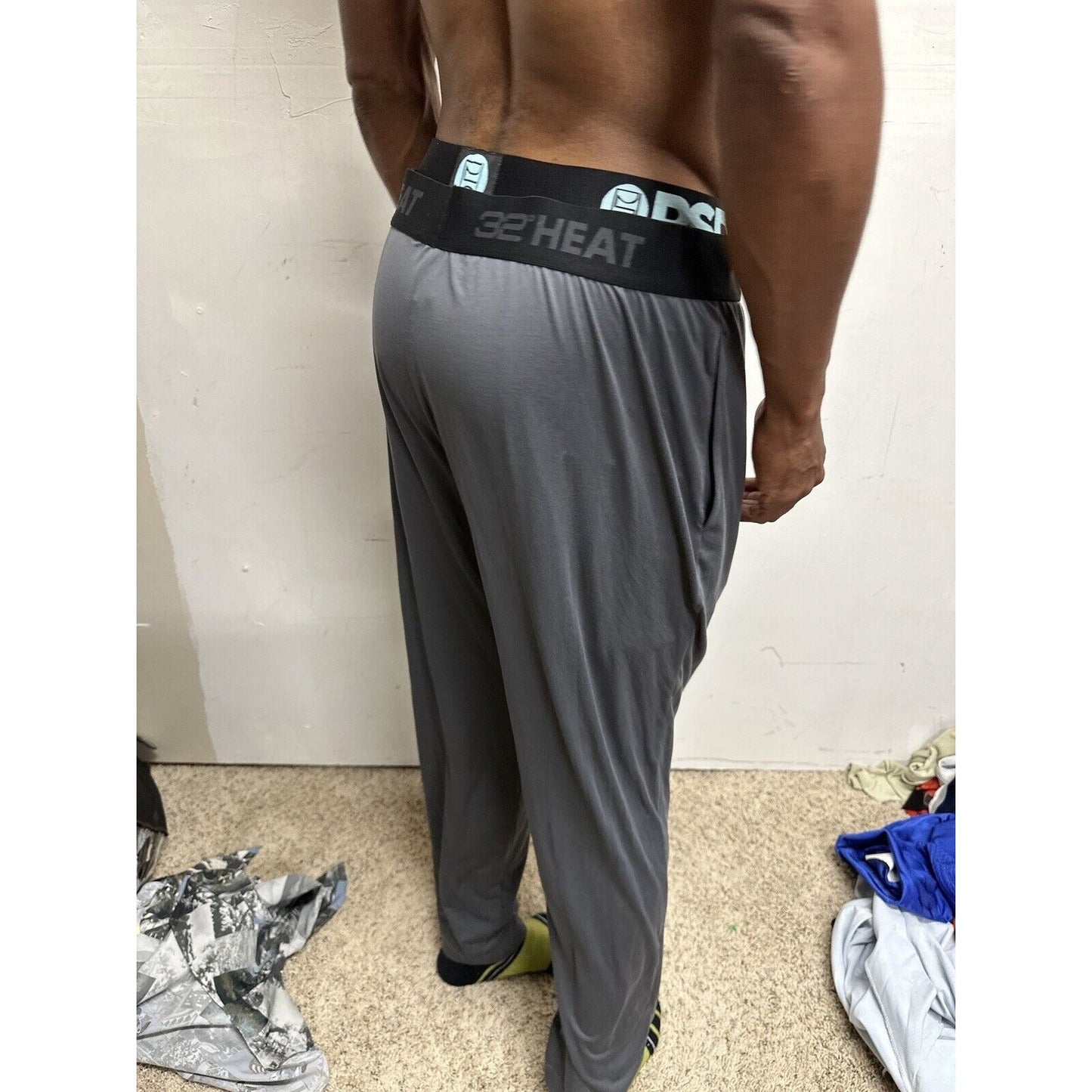 Men’s Large Gray 32 Degree Heat Sleepwear Lounge Pants