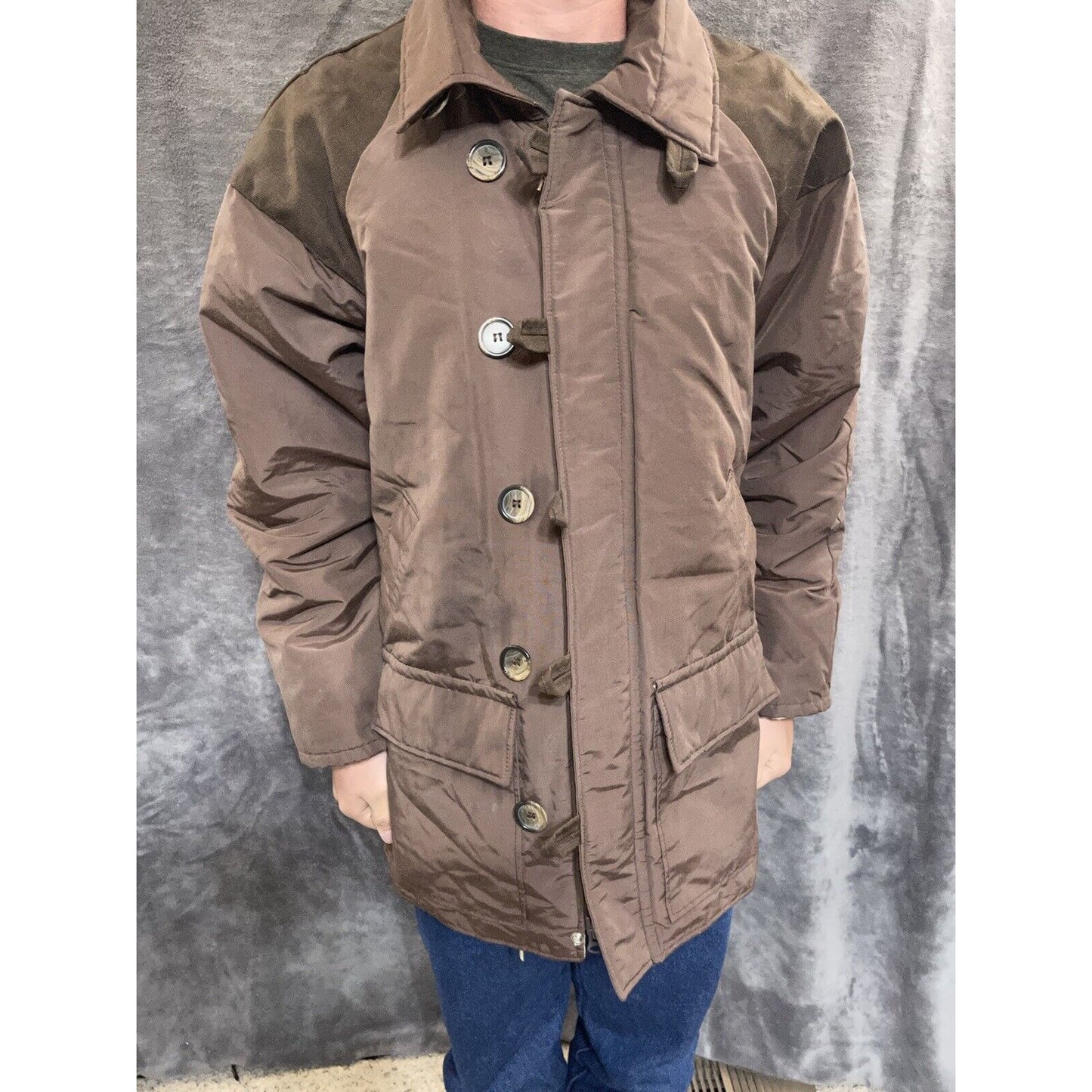men's brown walls blizzard-pruf insulated jacket medium regular 3M thinsulate