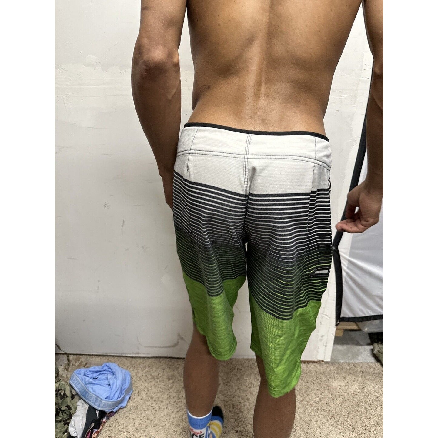Men’s Striped Multicolor John John Fits Like A Medium Bathing Trunks O’Neill
