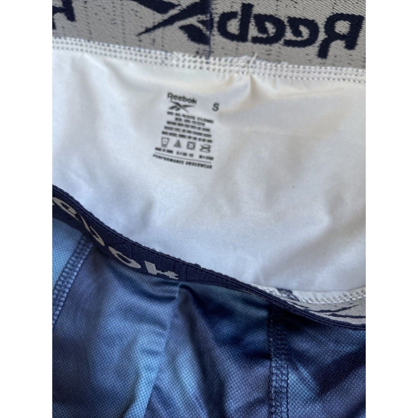 men's reebok small multicolor compression shorts