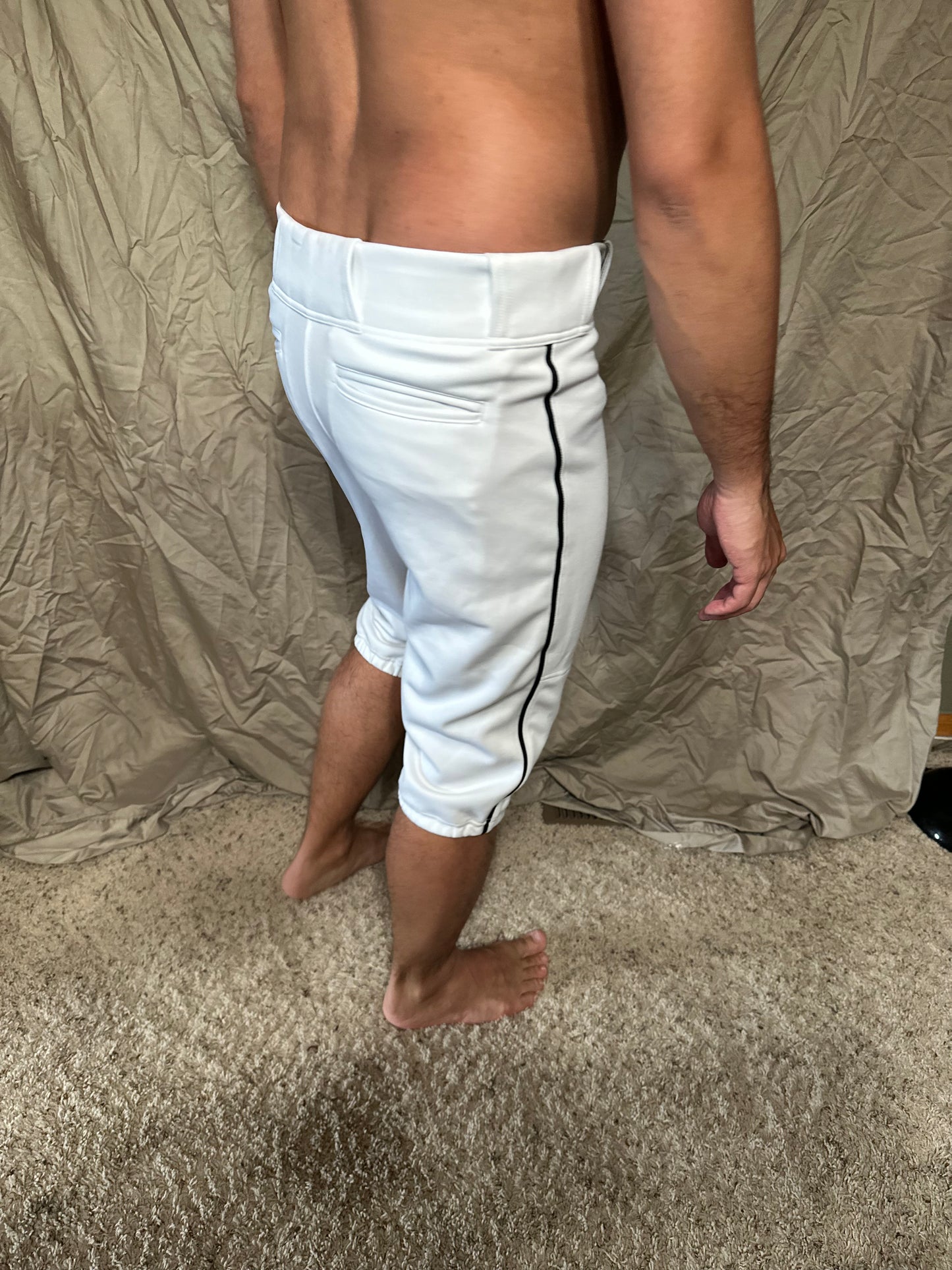 Youth boys large white new balance baseball pants new with tags