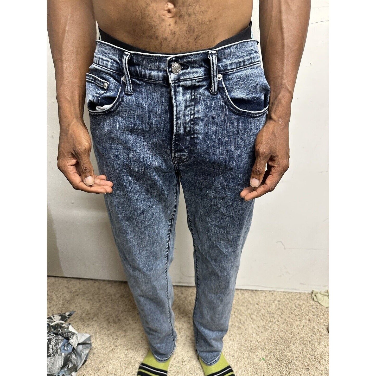 Men’s Blue Arizona Jeans 31x32 Straight Advanced Flex 360