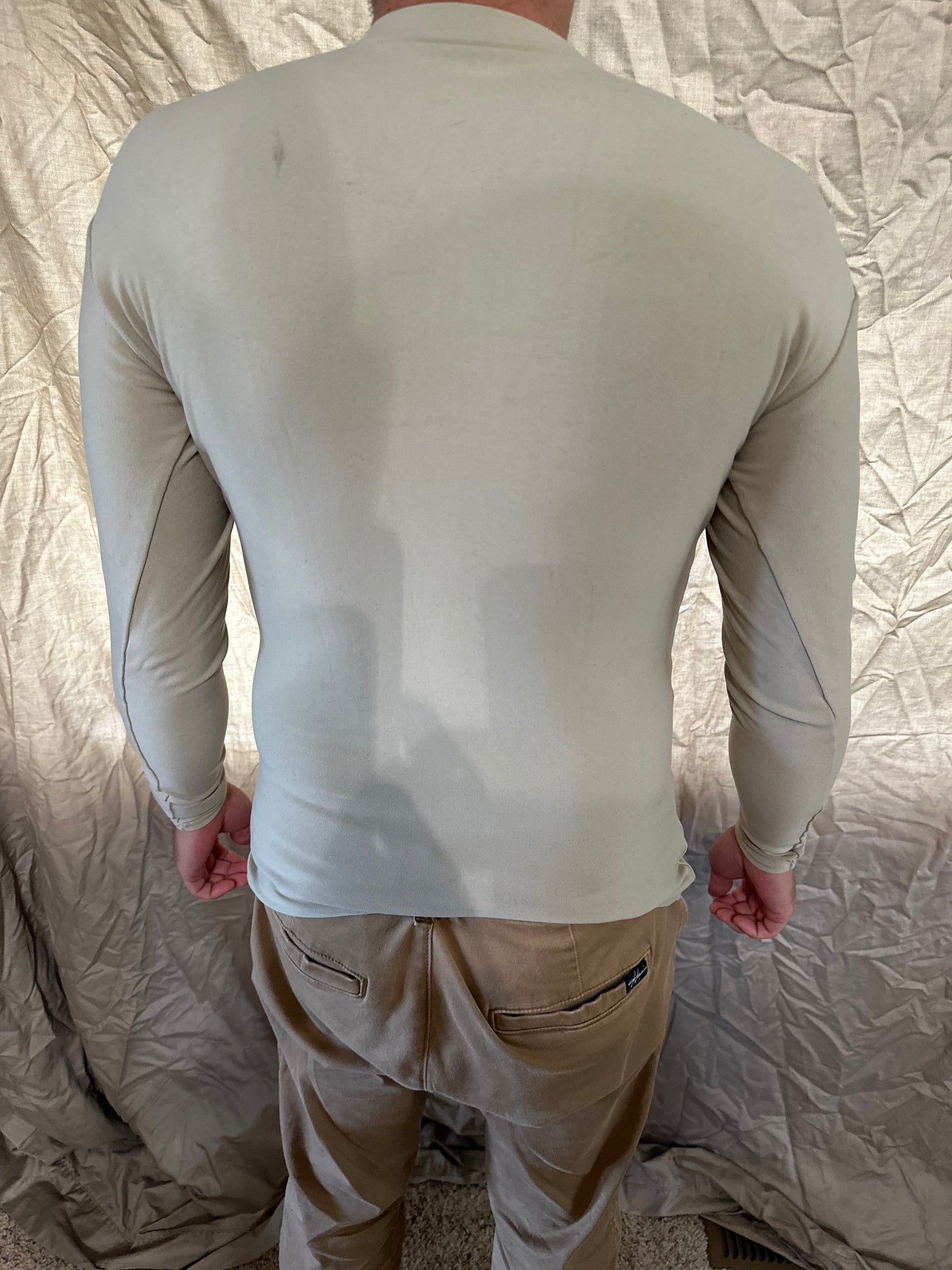 Men’s under armour tactical medium desert sand military long sleeve shirt
