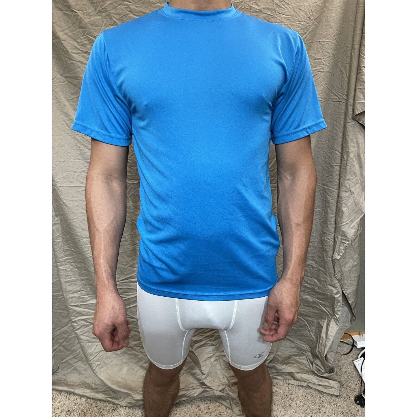 Men's Augusta Sportswear Moisture Management Athletic shirt Sky Blue Small