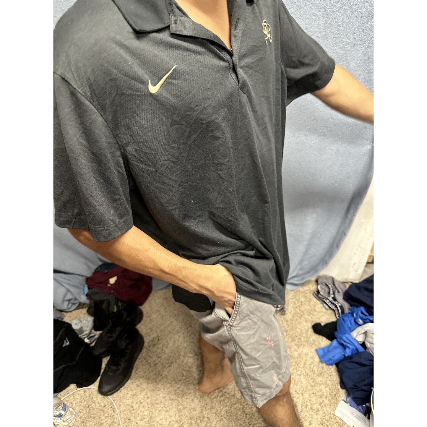 Men’s Black XXL Nike Dri Fit University Of Colorado Boulder Buffaloes Shirt