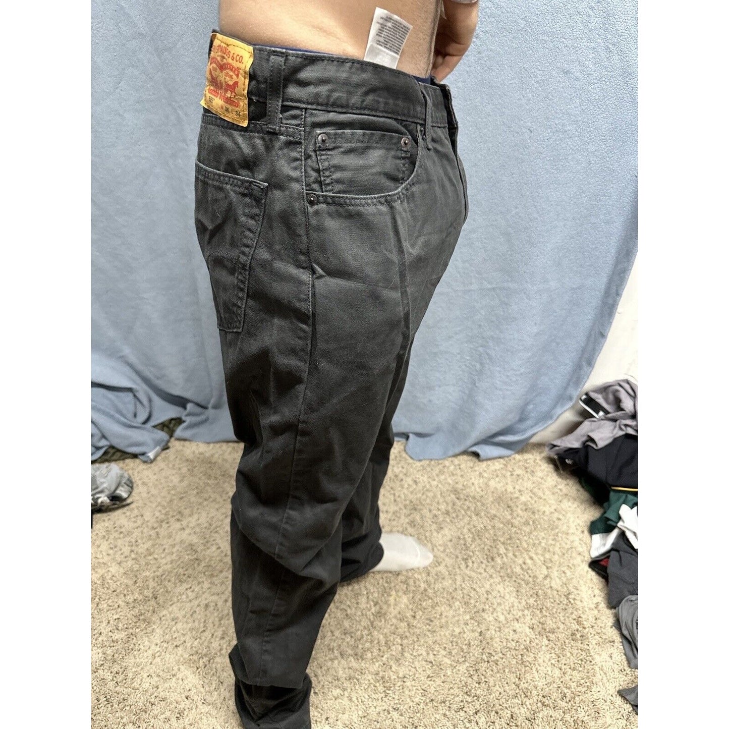 Men’s Black Levi’s 505 36 X 34 Jeans