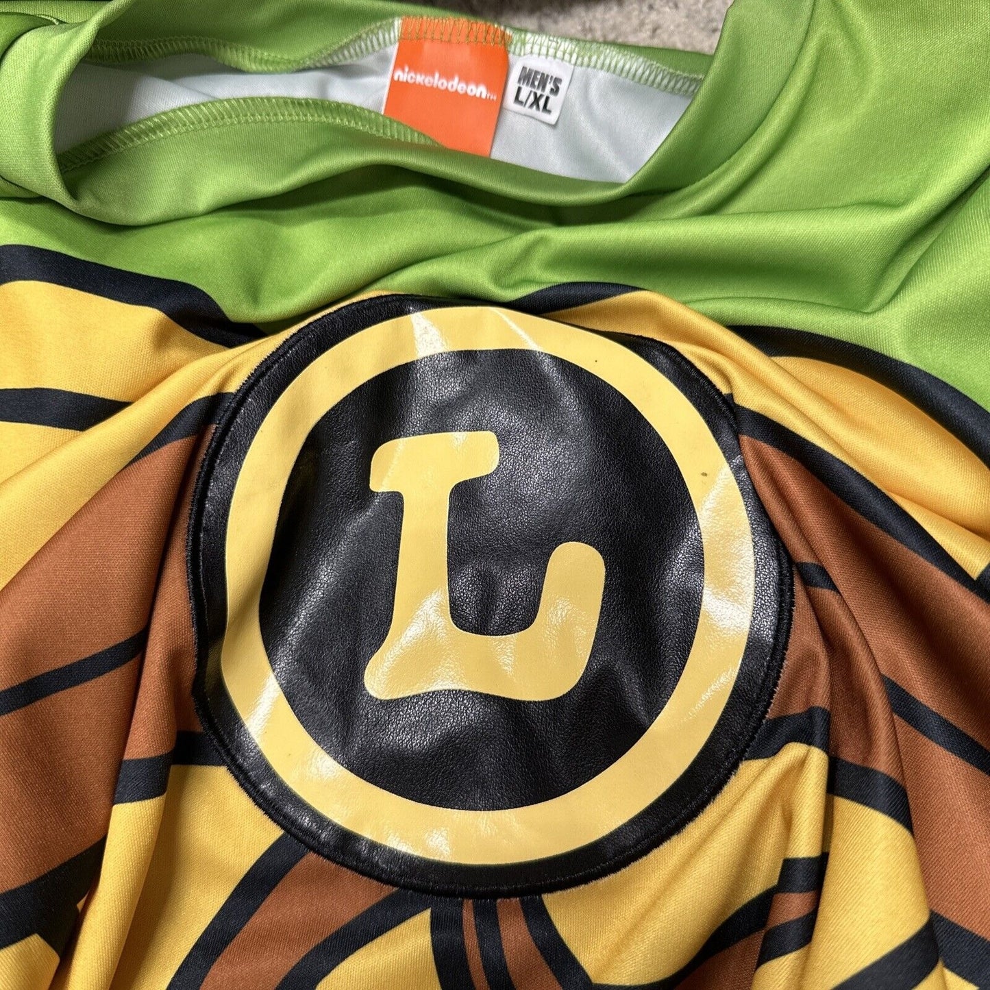 Nickelodeon Teenage Mutant Ninja Turtles Mens L/XL Costume Shirt - Leonardo